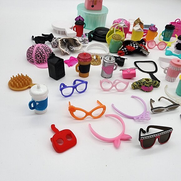 Lot of 66 Assorted LOL Surprise OMG Dolls Accessories Bags Bottles Clothes - Picture 6 of 8